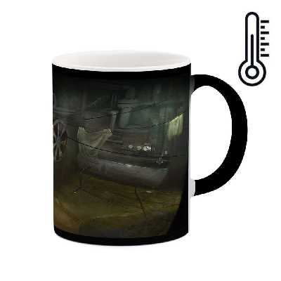 ماگ حرارتی کاکتی طرح نقاشی مدل mgh13990