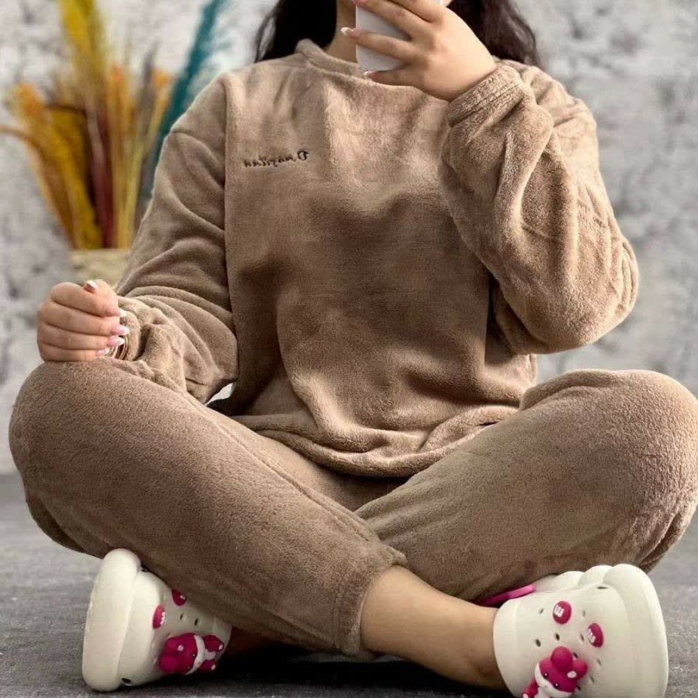 ست بلوز و شلوار تدی وارداتی سایز 36تا 54