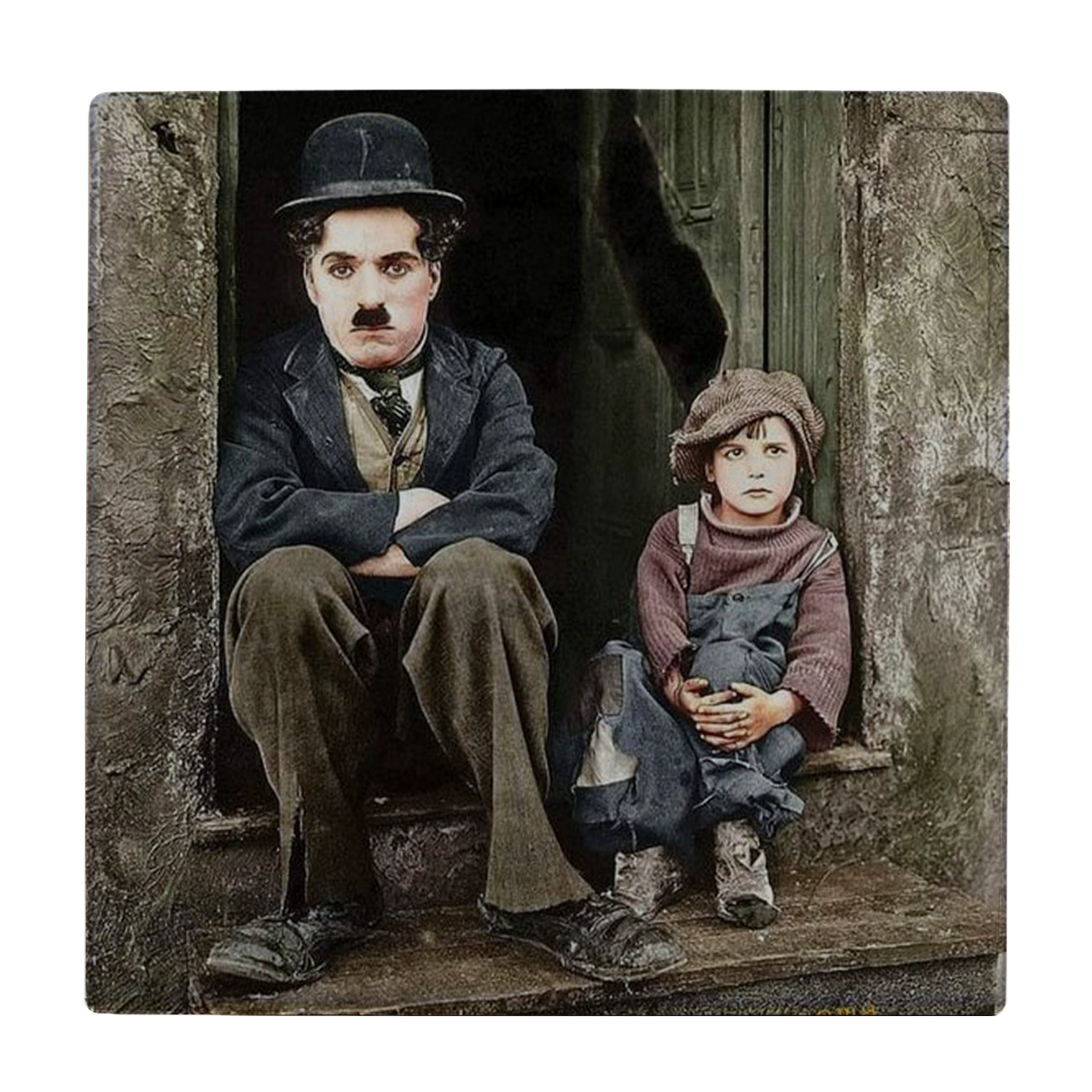 کاشی طرح چارلی چاپلین کد wk422