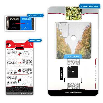 برچسب پوششی ماهوت مدل SHAHZADEH-Garden مناسب برای گوشی موبایل آنر 9A