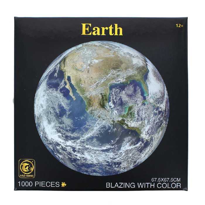 پازل 1000 تکه طرح کره زمین مدل دایره 