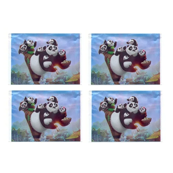 دستمال کاغذی جیبی 10 برگ مدل پاندا بسته 4 عددی