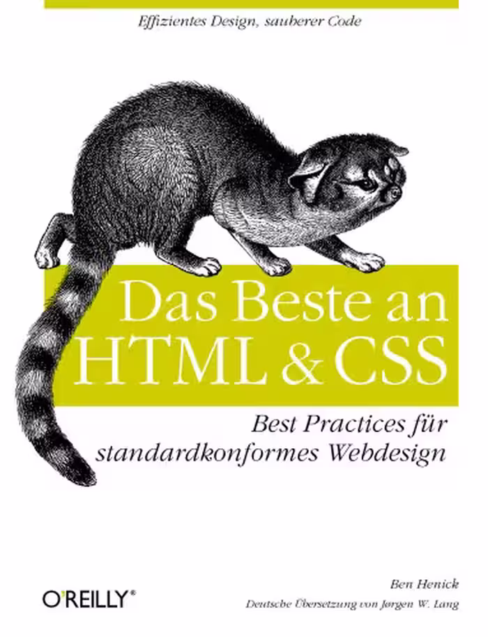 خرید و دانلود نسخه کامل کتاب Das Beste an HTML &amp; CSS - Best Practices für standardkonformes Webdesign