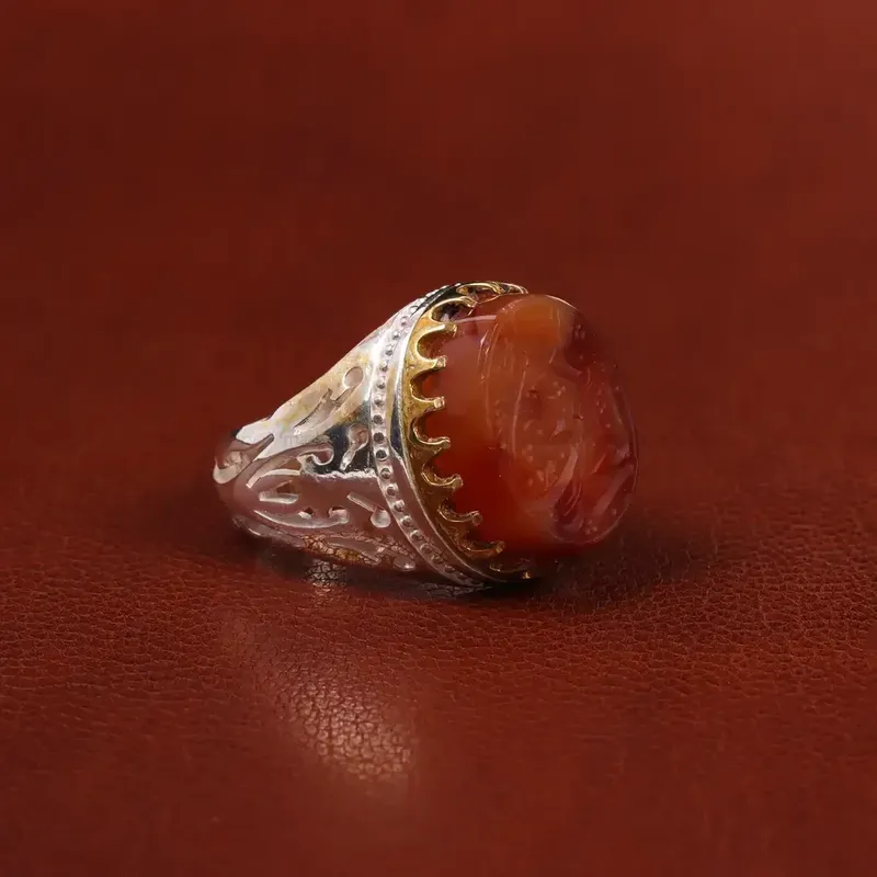 انگشتر عقیق مردانه