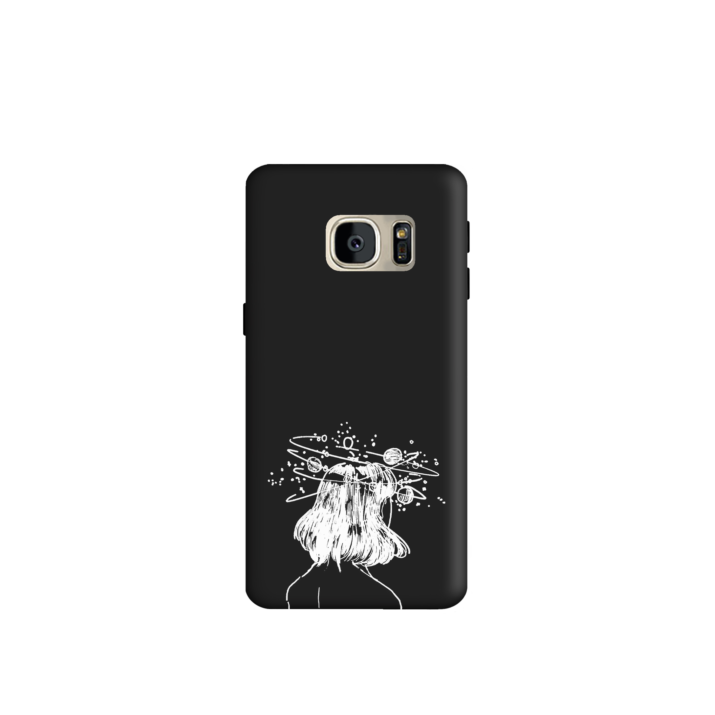 کاور طرح  دخترانه مینیمال کد y5616 مناسب برای گوشی موبایل سامسونگ Galaxy S7 