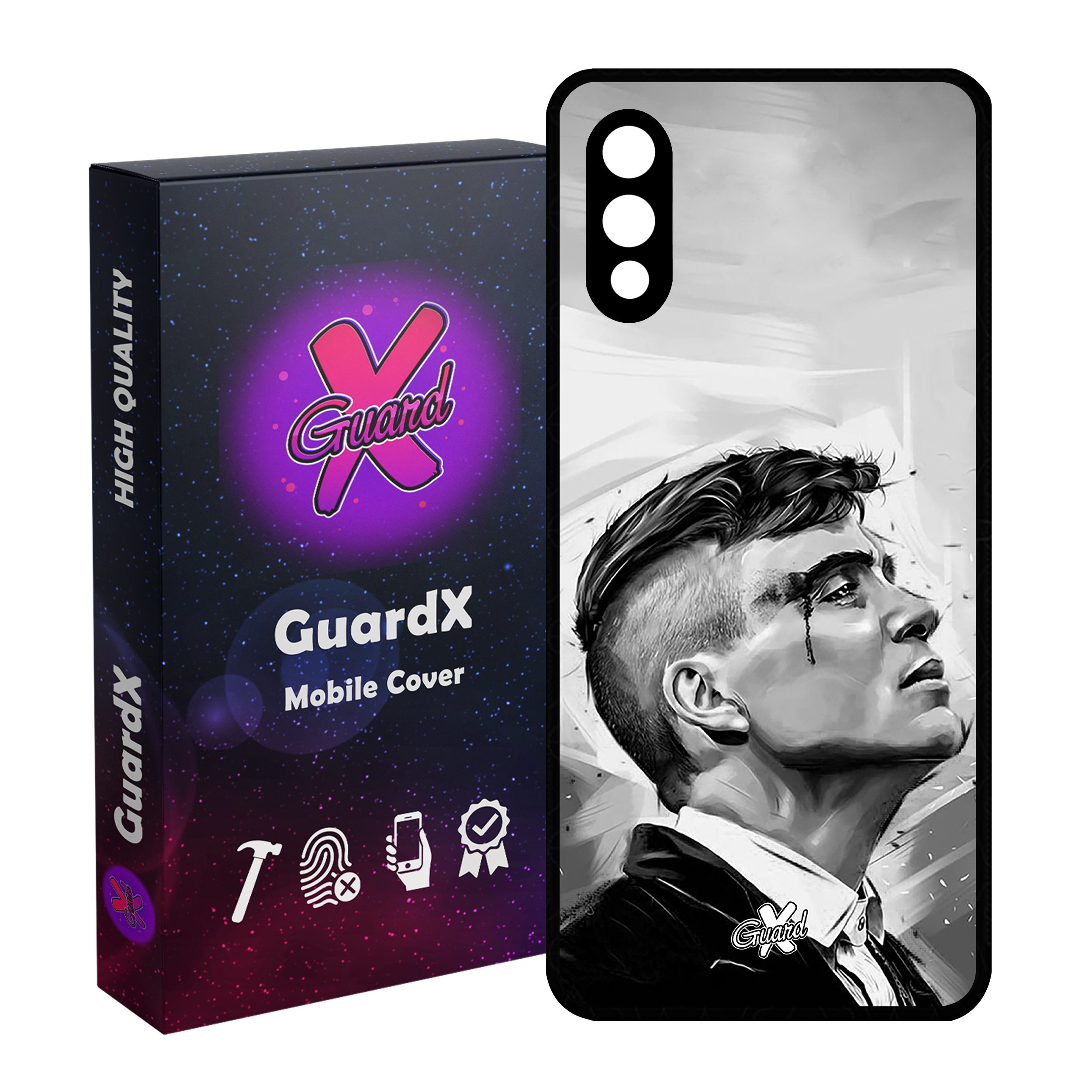 کاور گارد ایکس طرح Peaky Blinders مدل Glass10132 مناسب برای گوشی موبایل سامسونگ Galaxy A02 / M02