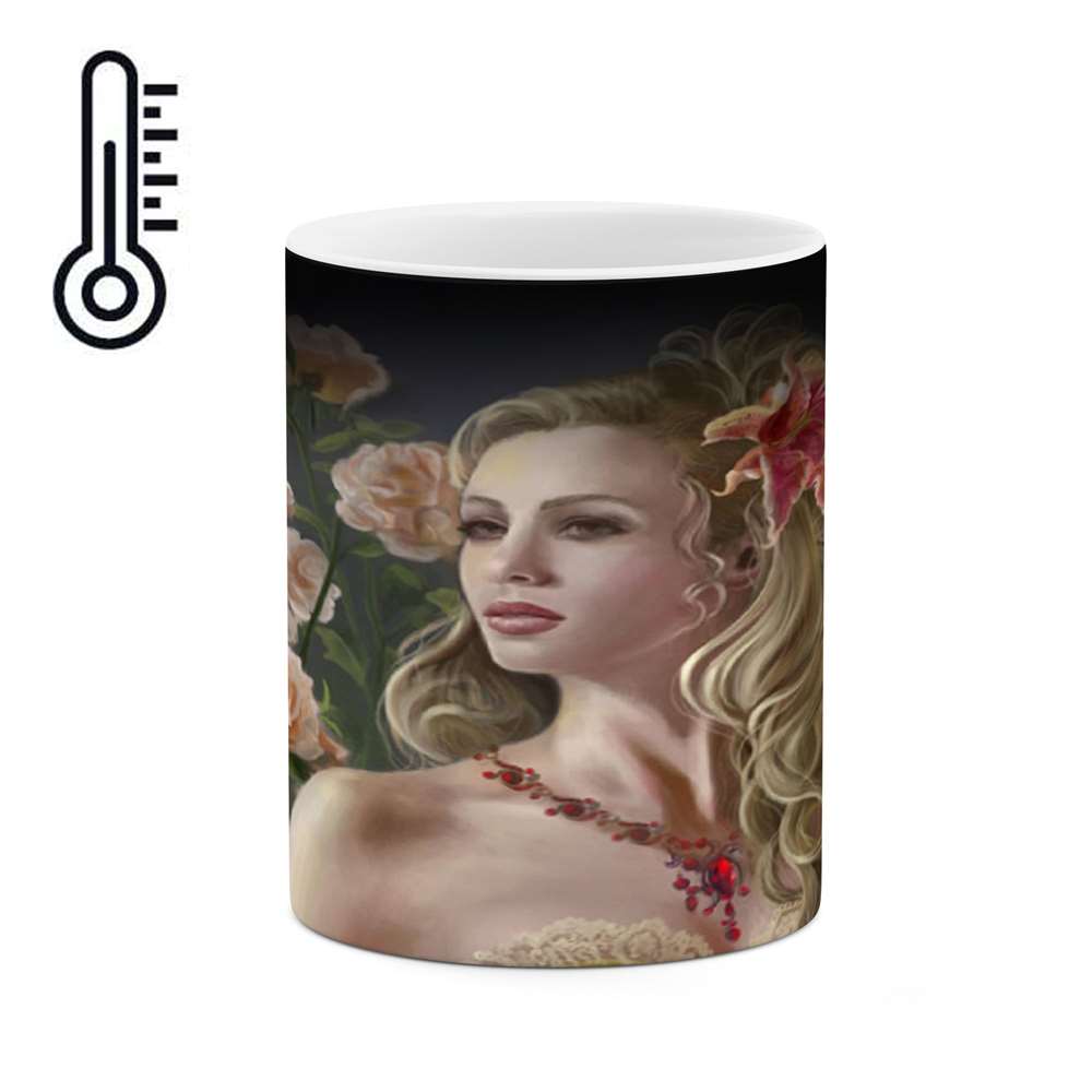 ماگ حرارتی کاکتی طرح نقاشی مدل mgh13837