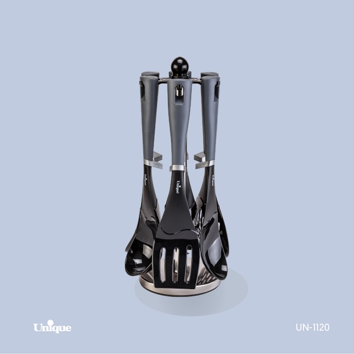 ست کفگیر ملاقه رنگی آنتیک یونیک کد 1120 (پس کرایه )