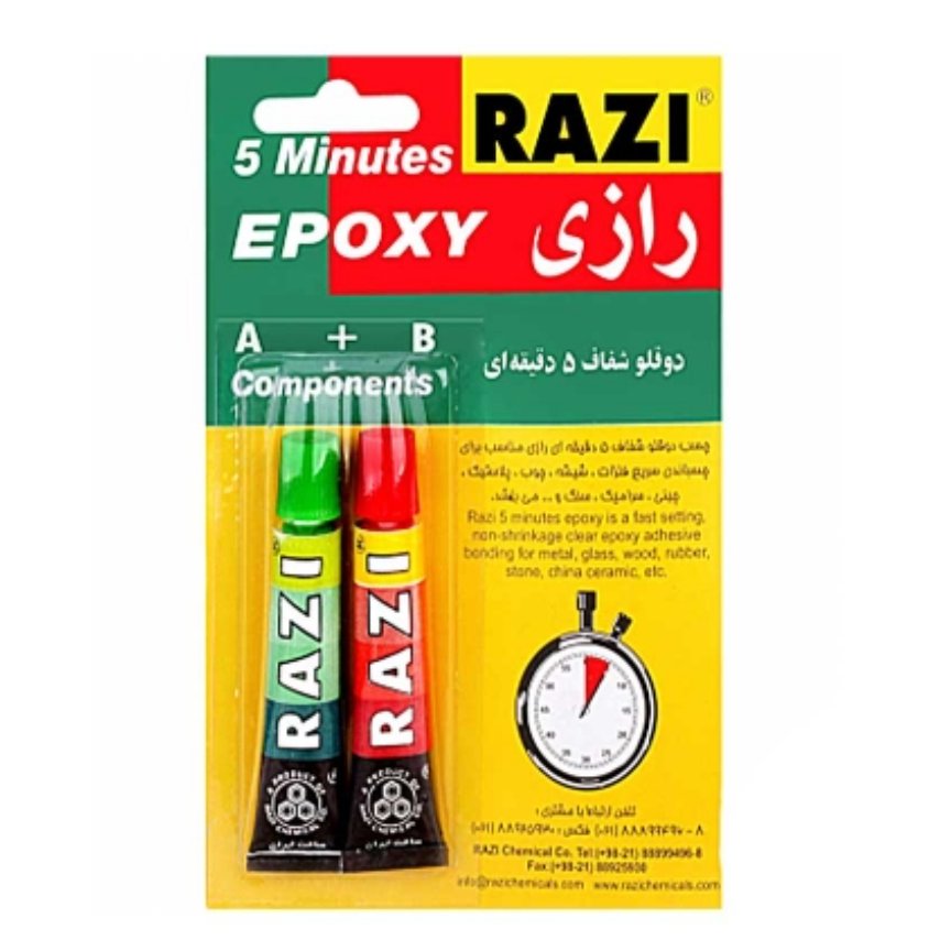 چسب دوقلو شفاف رازی 