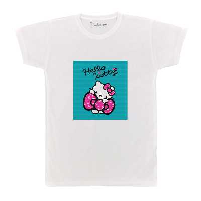 تی شرت بچگانه پرمانه طرح Kitty کد pmt.2365