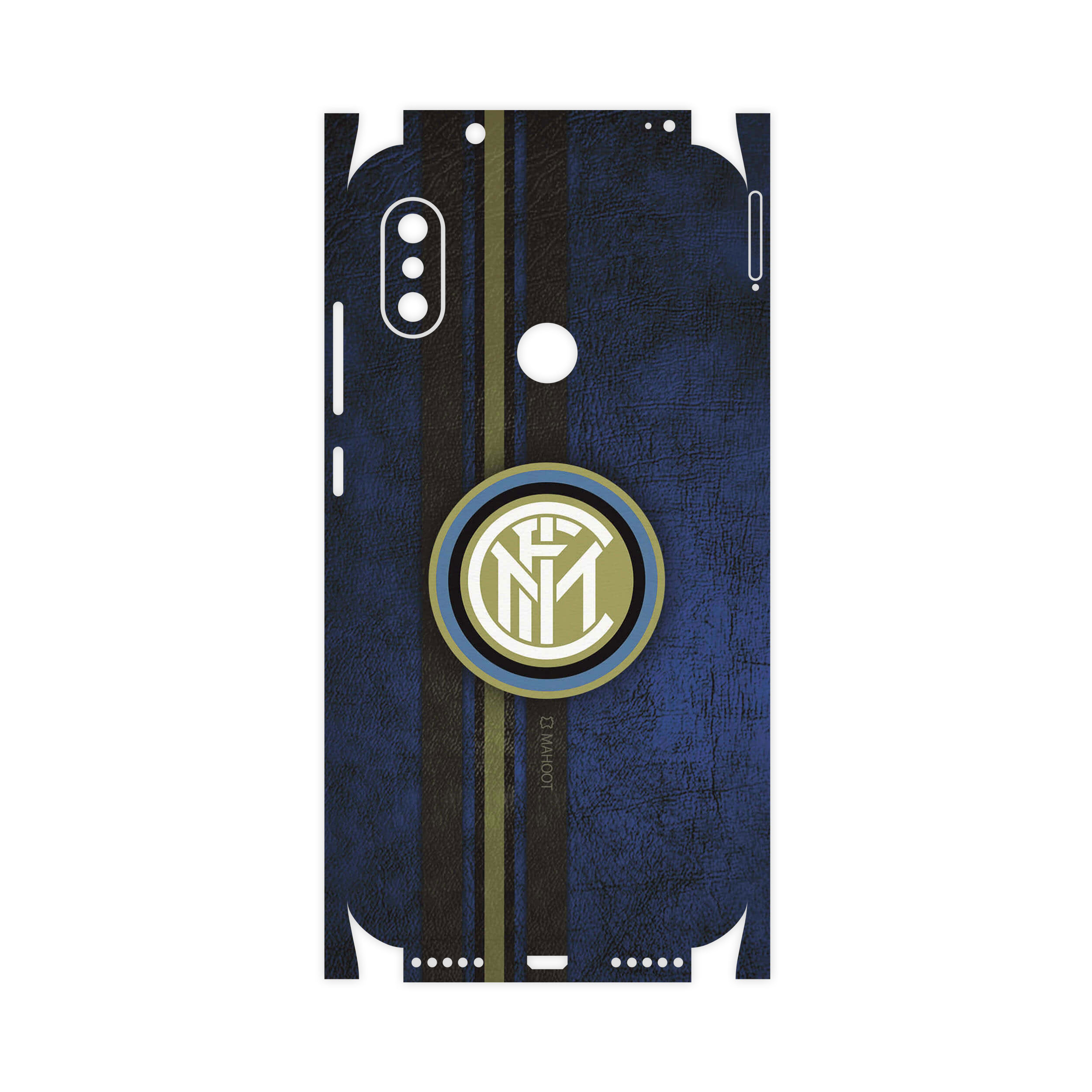 برچسب پوششی ماهوت مدل Inter-Milan-FC-FullSkin مناسب برای گوشی موبایل شیائومی Redmi Note 6 Pro