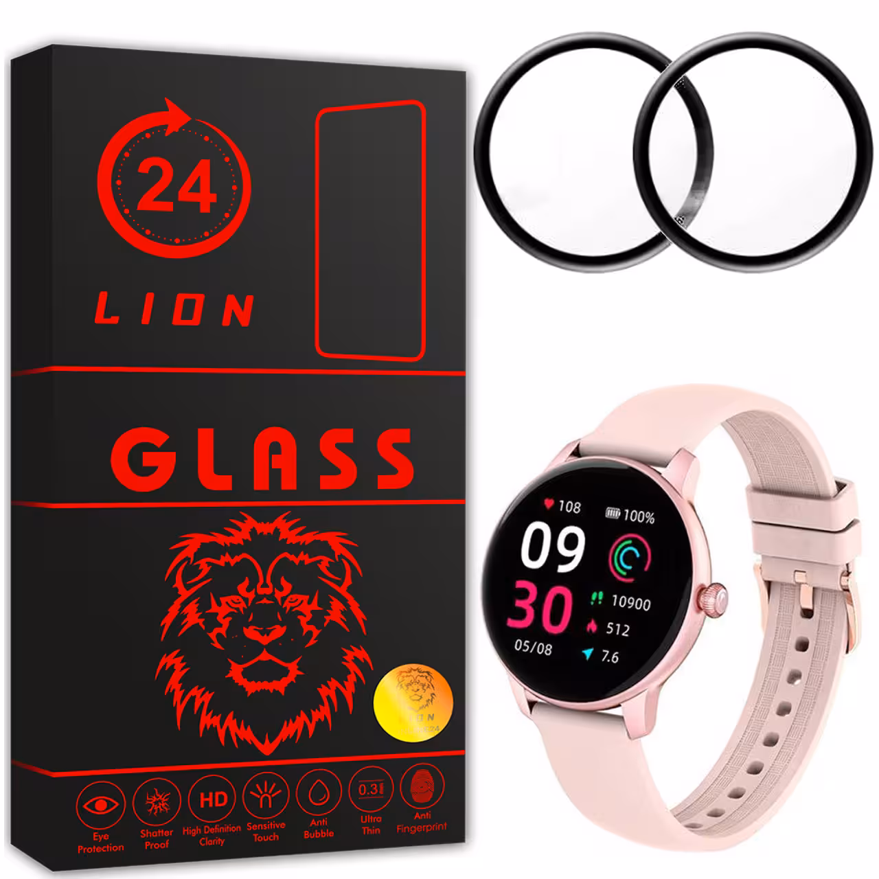 محافظ صفحه نمایش لاین مدل RT007 مناسب برای ساعت هوشمند شیائومی Smart Watch Imilab W11 بسته دو عددی