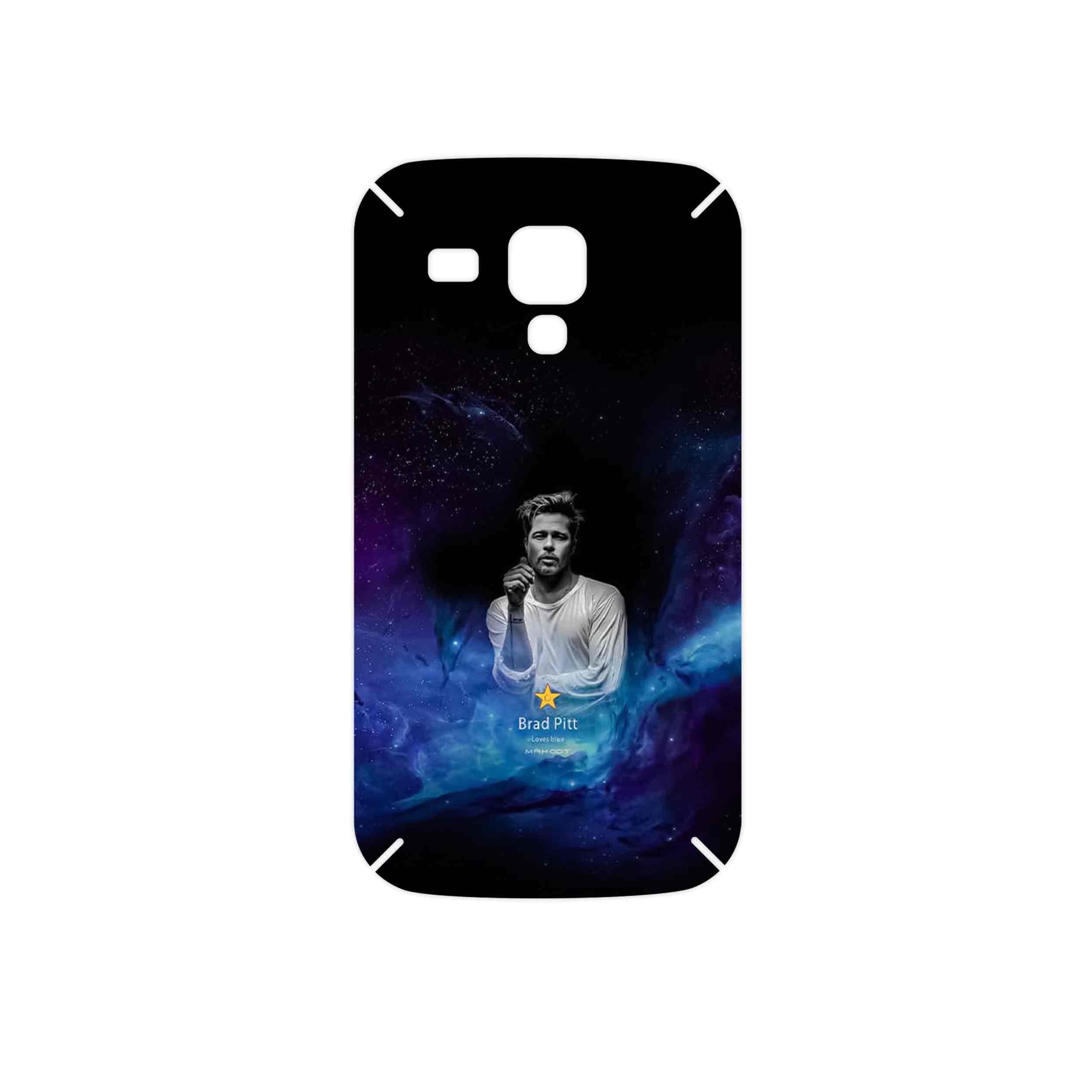 برچسب پوششی ماهوت مدل Brad Pitt مناسب برای گوشی موبایل سامسونگ Galaxy S Duos GT S7562