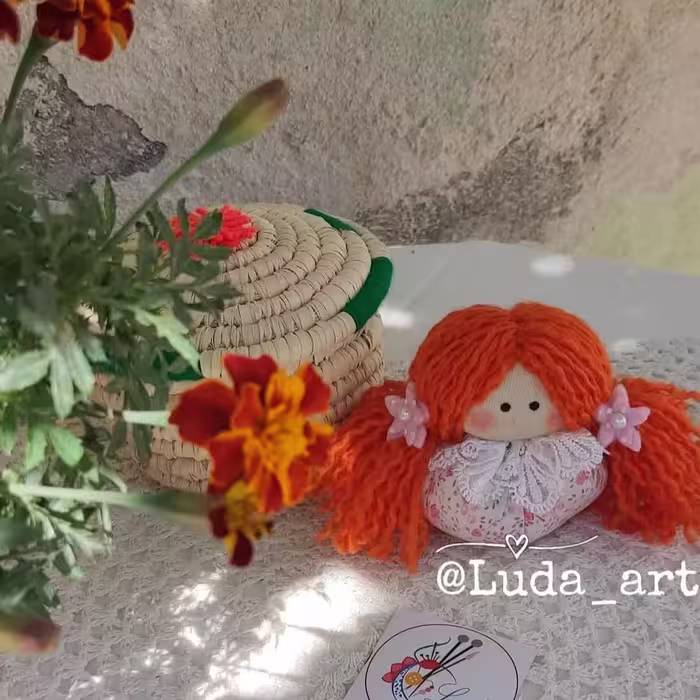 عروسک بقچه ای طرح پاییزه