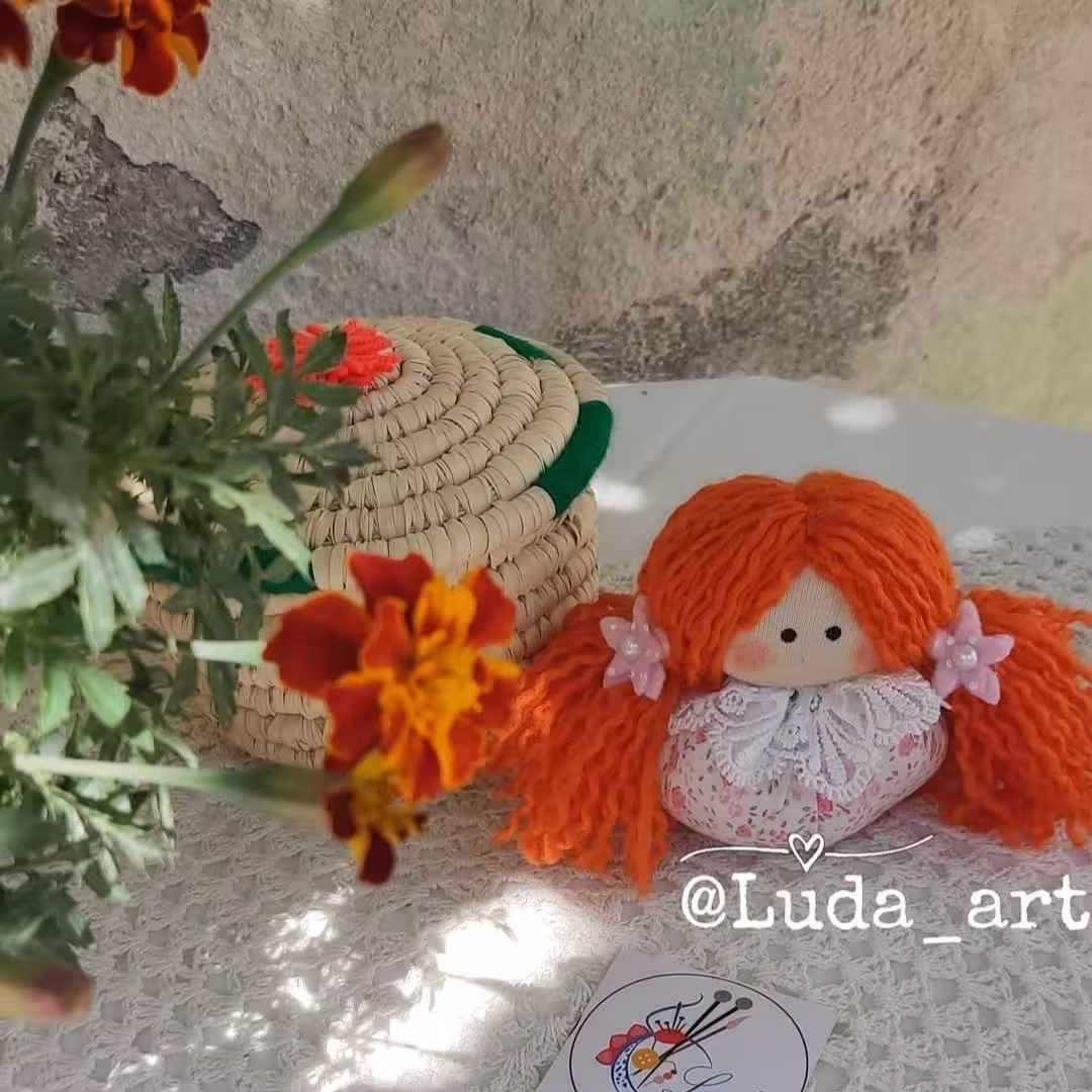عروسک بقچه ای طرح پاییزه
