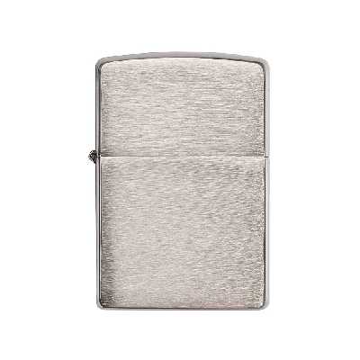 فندک زیپو مدل Reg Brush Fin CHROME کد 200