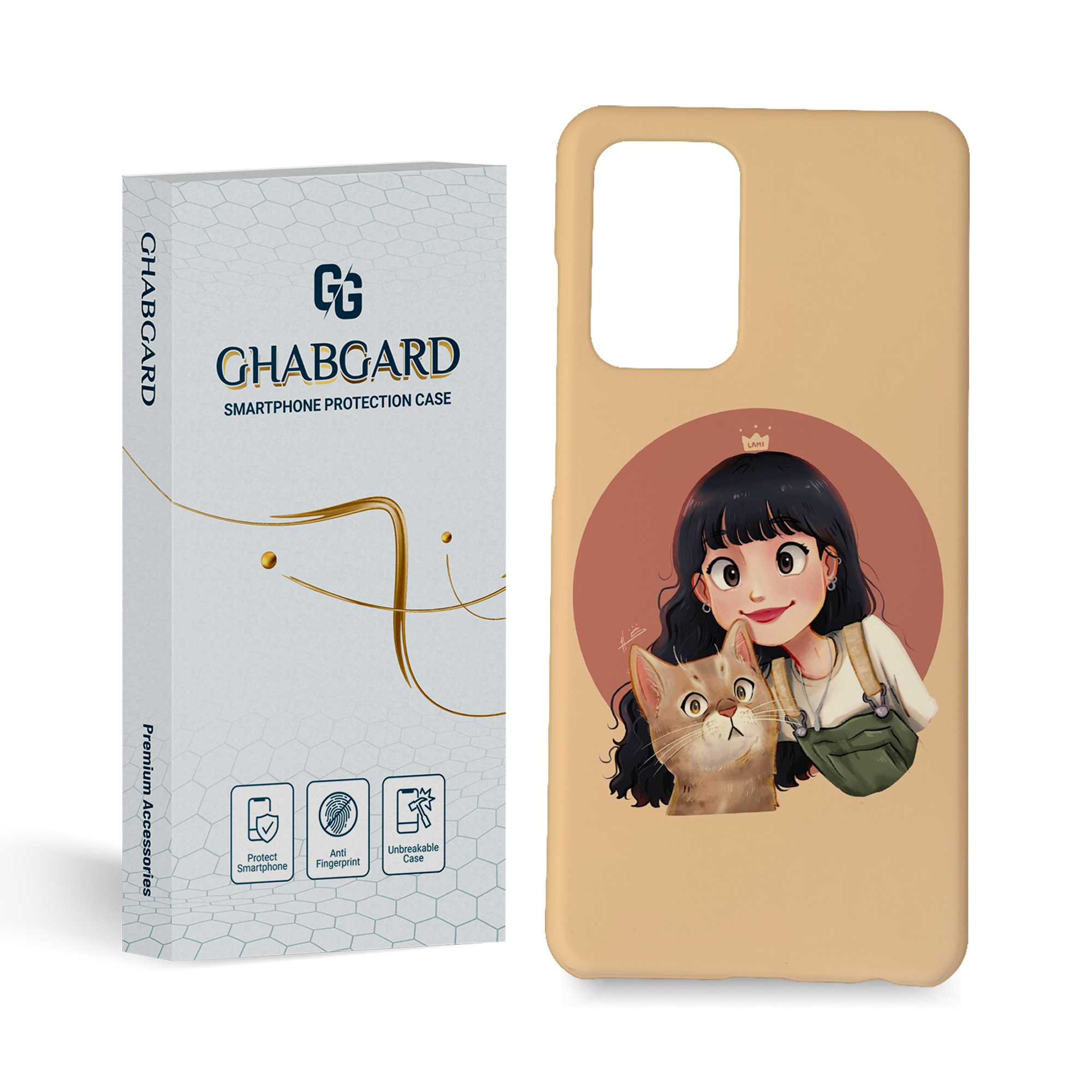 کاور قاب گارد مدل دخترانه مناسب برای گوشی موبایل سامسونگ Galaxy a52  