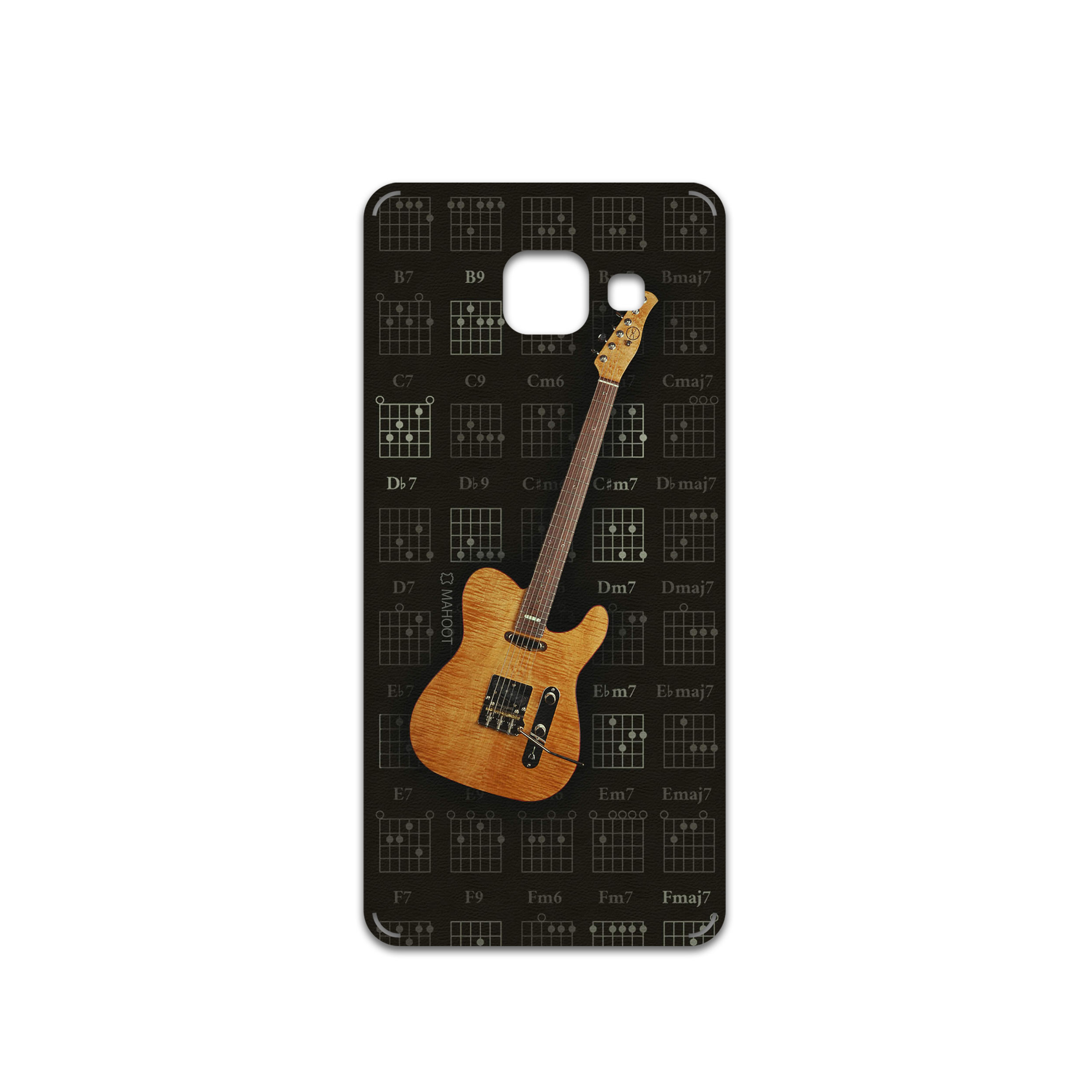 برچسب پوششی ماهوت مدل Guitar-Instrument مناسب برای گوشی موبایل سامسونگ Galaxy A3 2016