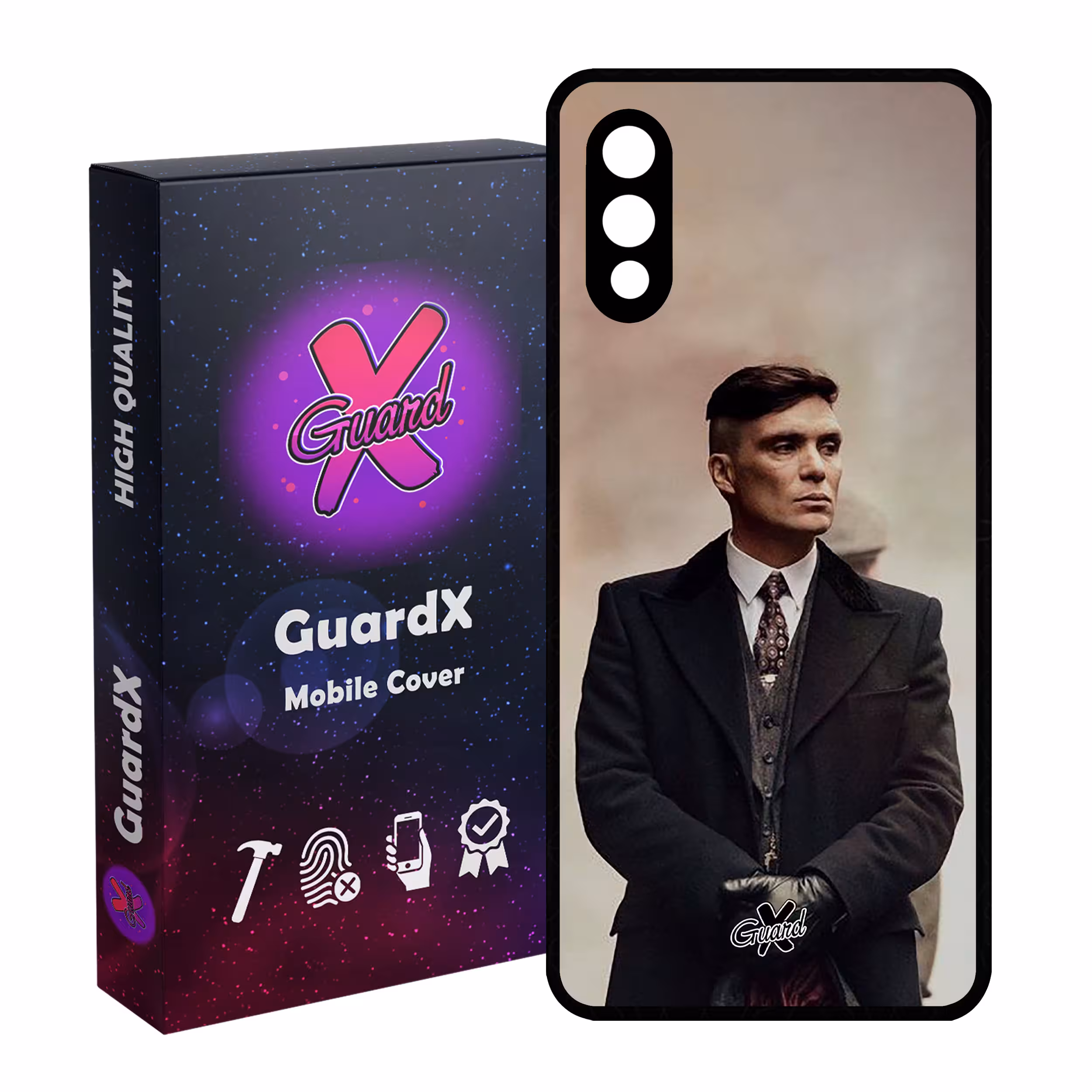 کاور گارد ایکس طرح Peaky Blinders مدل Glass10230 مناسب برای گوشی موبایل سامسونگ Galaxy A02 / M02