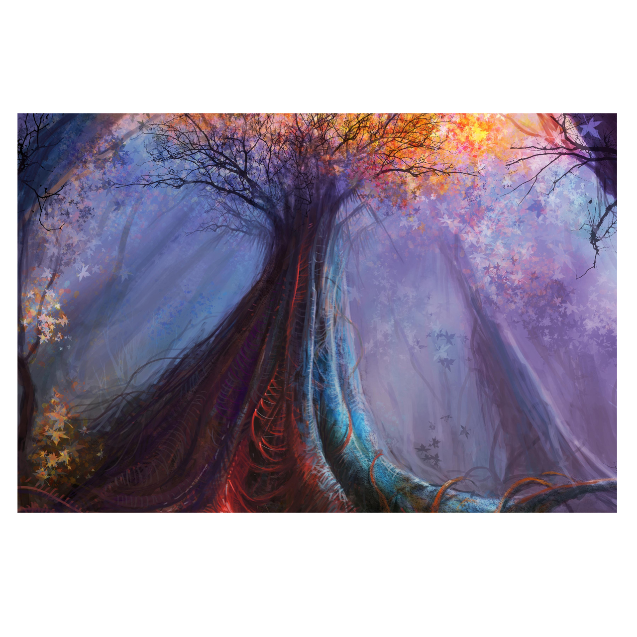 تابلو شاسی طرح درخت کد 0257