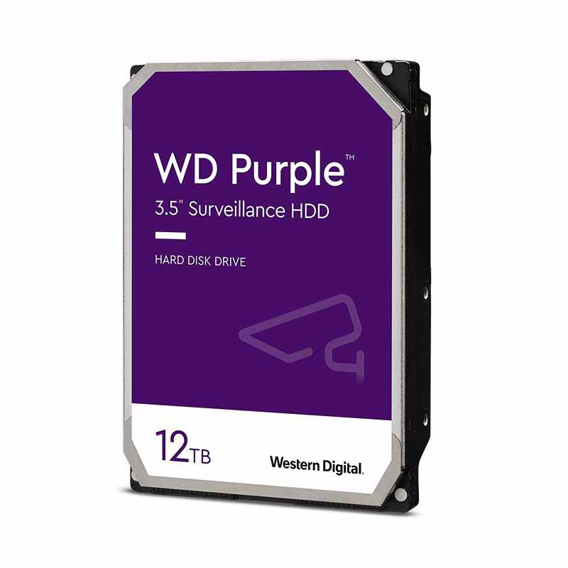 خرید هارد دیسک اینترنال وسترن HDD Western Digital 12TB Purple 256MB با بهترین قیمت