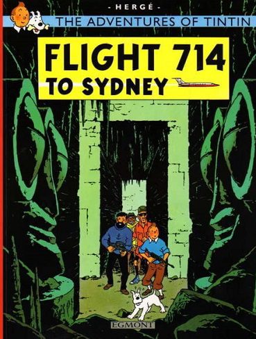 کتاب Tintin Flight 714 to Sydney پرواز 714 به سیدنی (تن تن 22 گلاسه)
