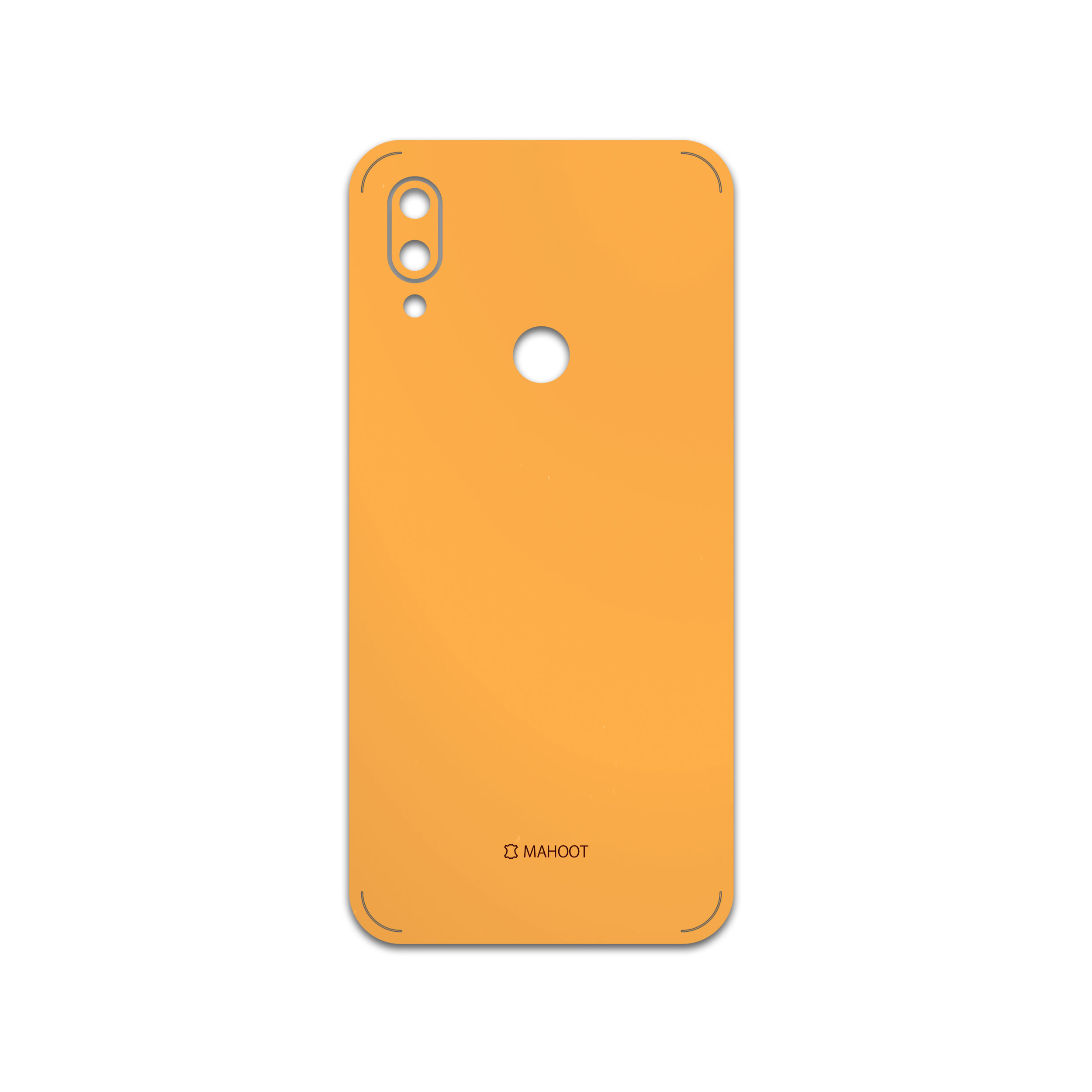 برچسب پوششی ماهوت مدل Matte-Orange مناسب برای گوشی موبایل شیائومی Redmi 7