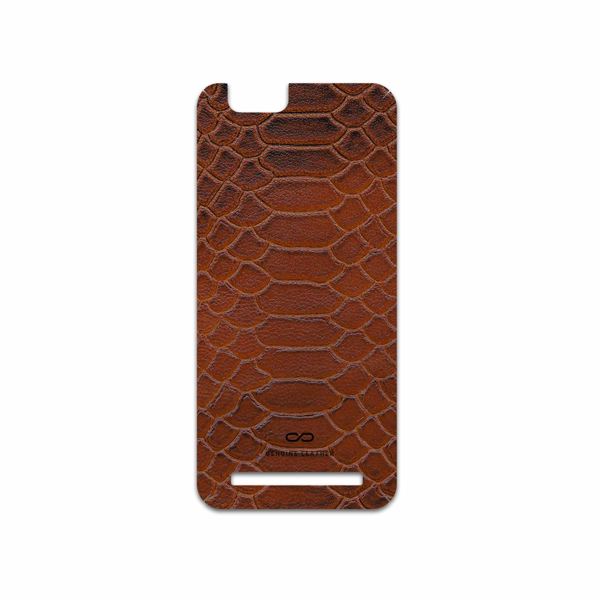 برچسب پوششی ماهوت مدل Brown-Snake-Leather مناسب برای گوشی موبایل پاین فون Kde Community Edition