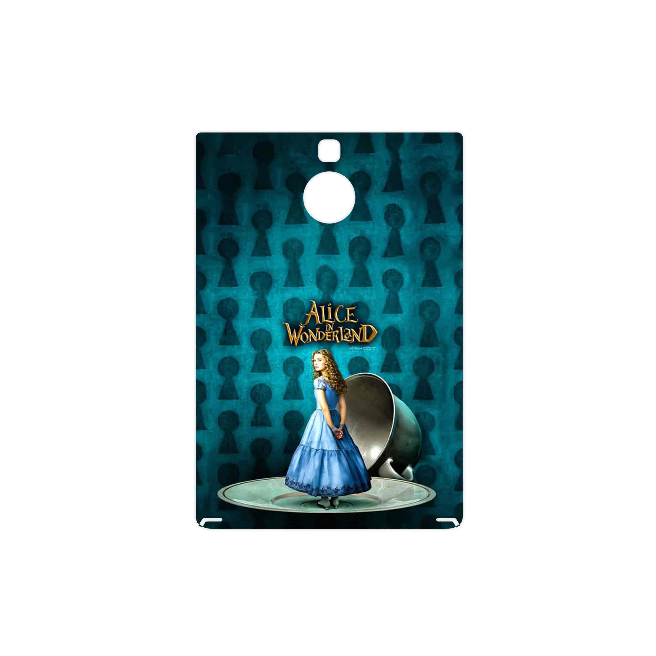 برچسب پوششی ماهوت مدل Alice in Wonderland مناسب برای گوشی موبایل بلک بری Passport Silver Edition