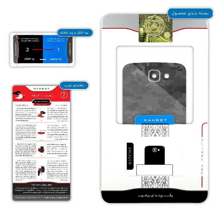 برچسب پوششی ماهوت مدل Night-Army-Pixel مناسب برای گوشی موبایل ال جی K4