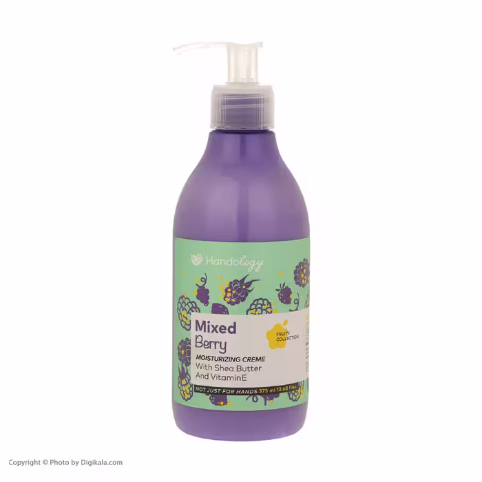 کرم آبرسان هندولوژی مدل Mixed Berry حجم 375 میلی لیتر