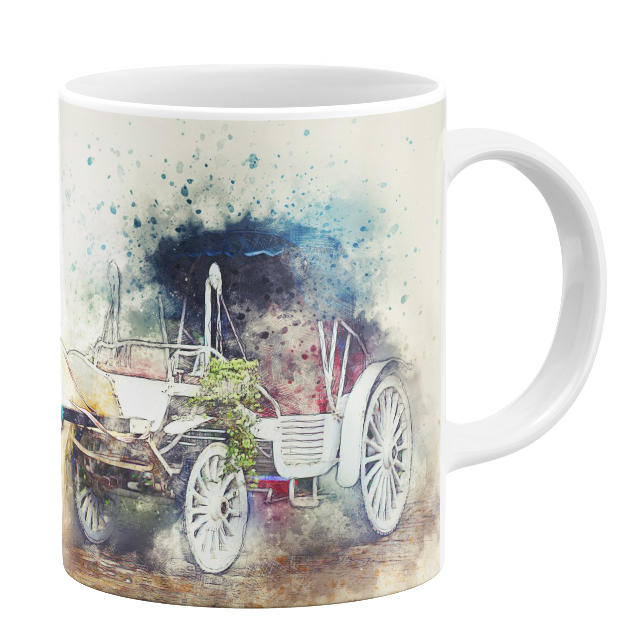 ماگ طرح نقاشی کد 10000