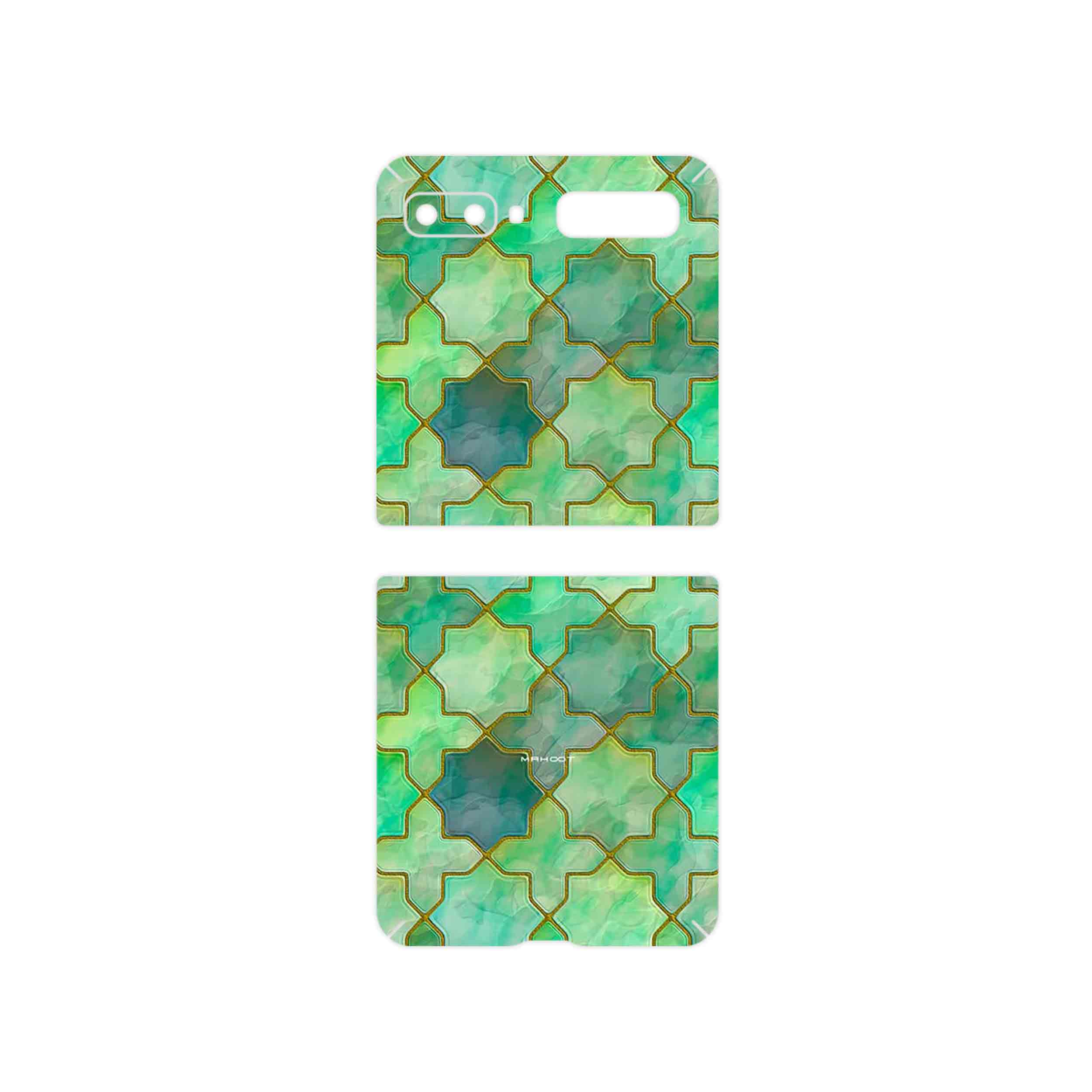 برچسب پوششی ماهوت مدل Iran Tile 8 مناسب برای گوشی موبایل سامسونگ Galaxy Z Flip