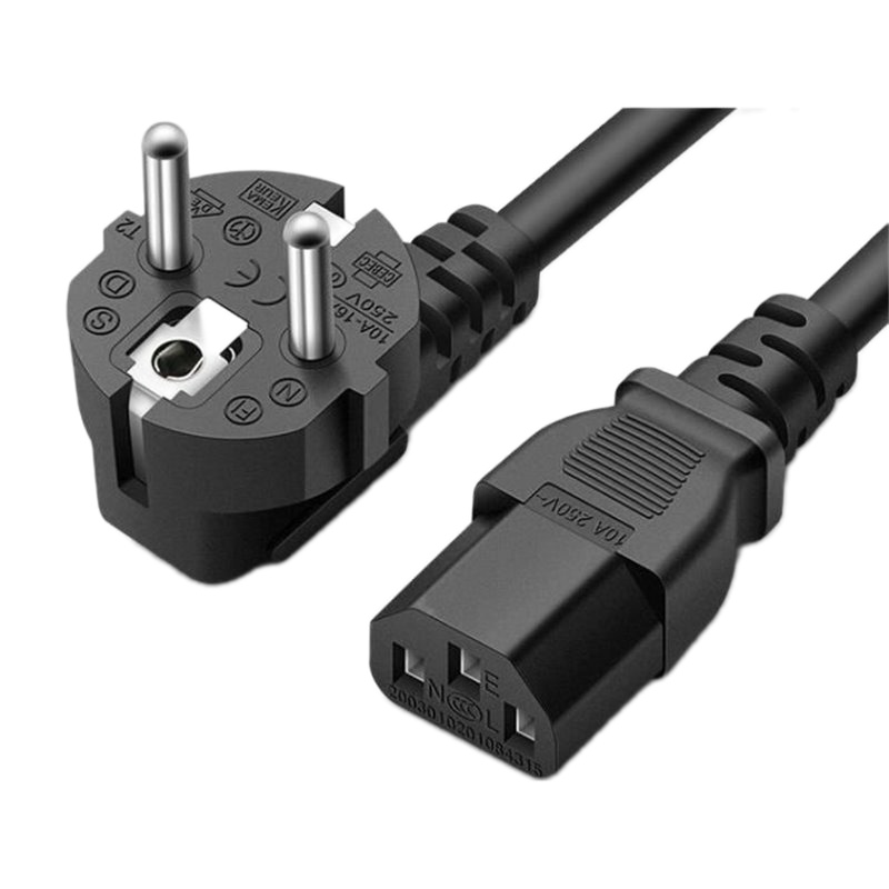 کابل برق سه پین مدل YUXIN 590 طول 1.5 متر