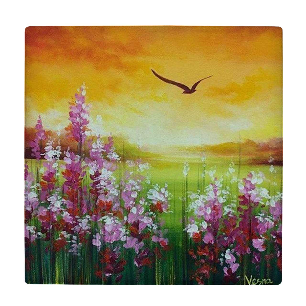 زیر لیوانی طرح غروب مزرعه کد 3267857_551