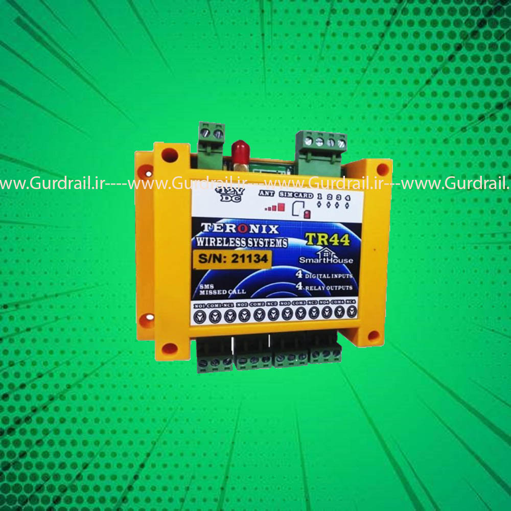 ترموستات هوشمند سیم کارتی 4 رله LCD مدل TH41 | گاردریل