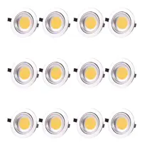   پنل ال ای دی 20 وات دیلایت مدل دور فلزی کد A007 بسته 12 عددی