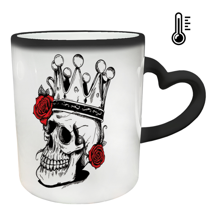 ماگ حرارتی مدل دسته قلبی طرح عاشقانه کد 154