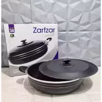تابه دو دسته گرانیتی سایز 42 مارک زرف زر  با یک سال ضمانت 