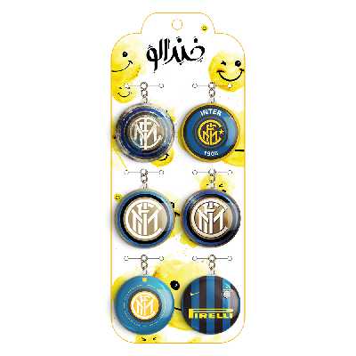 جاکلیدی خندالو طرح باشگاه اینتر میلان کد 92A مجموعه 6 عددی