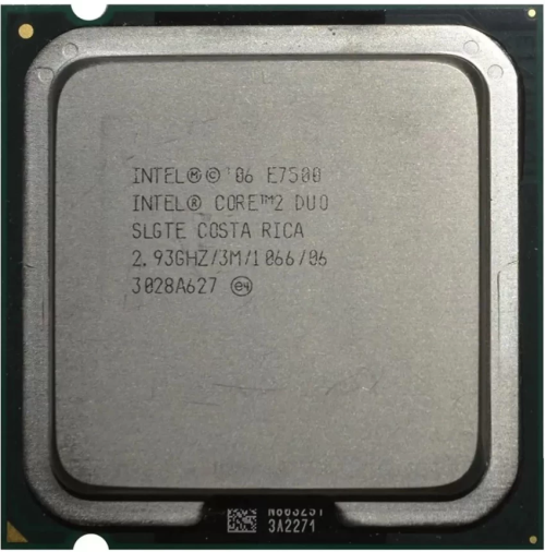 سی پی یو INTEL E7500 سوکت 775