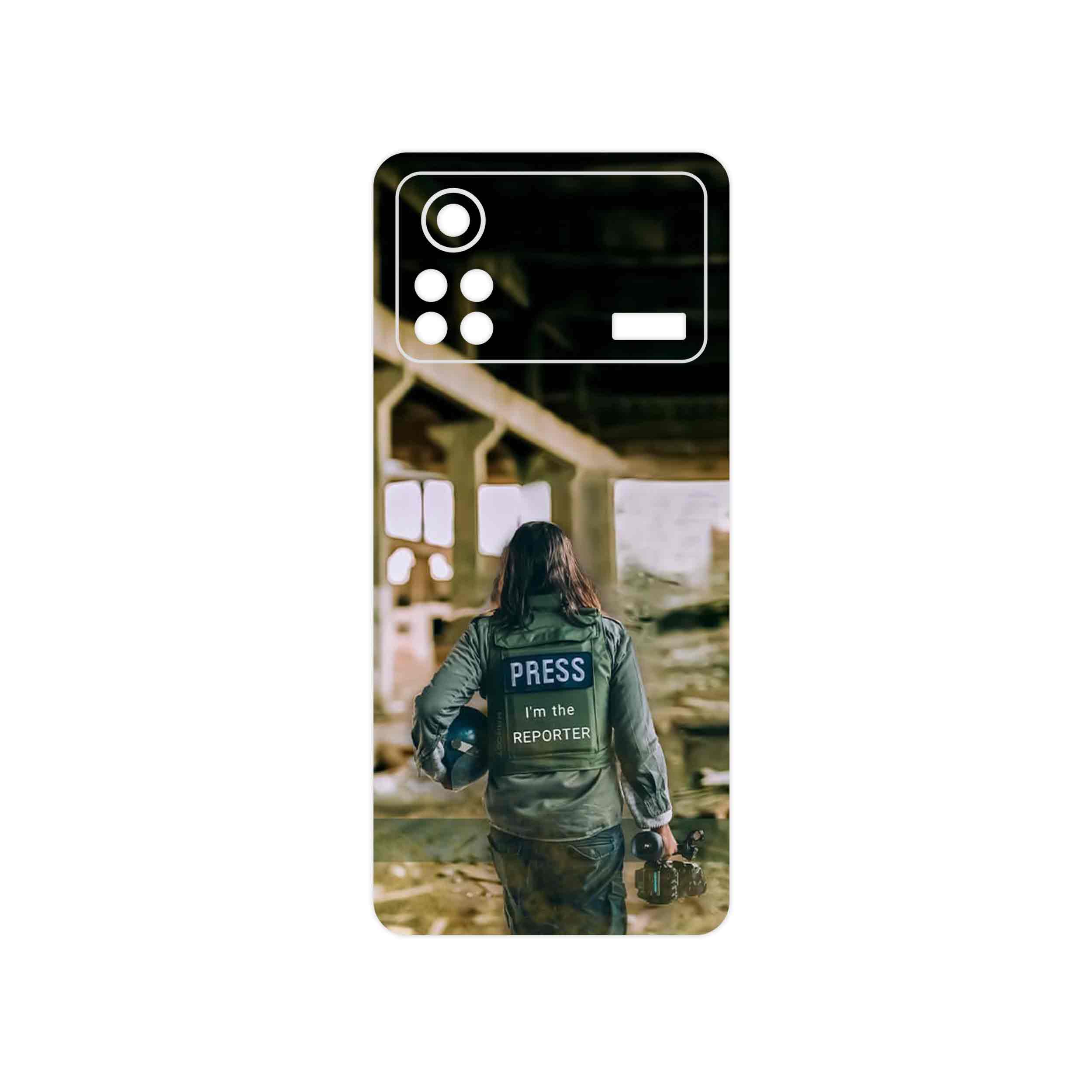 برچسب پوششی ماهوت مدل Reporter مناسب برای گوشی موبایل شیائومی Poco X4 Pro 5G