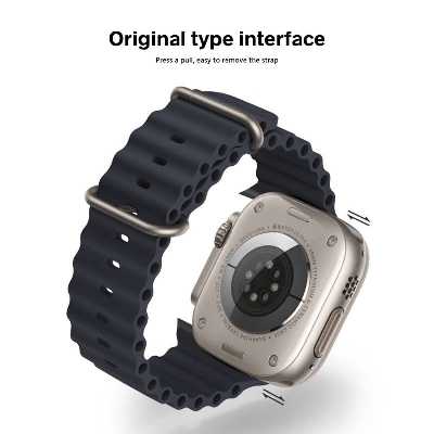 بند کروکودیل مدلC-Ocean  مناسب برای اپل واچ سری 3 42 / 44 میلی متری