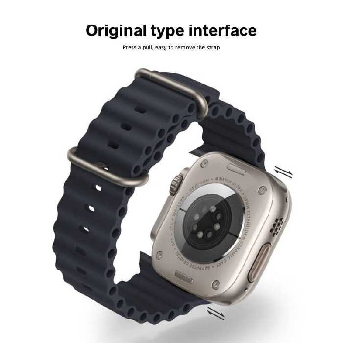 بند کروکودیل مدلC-Ocean  مناسب برای اپل واچ سری 3 42 / 44 میلی متری