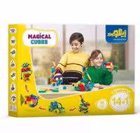 بسته اسباب بازی مکعب های جادویی 1*14 (افزایش مهارت های شناختی و حرکتی)،(کد 110)،(110قطعه،باجعبه) - ناشربوک | خرید آنلاین کتاب