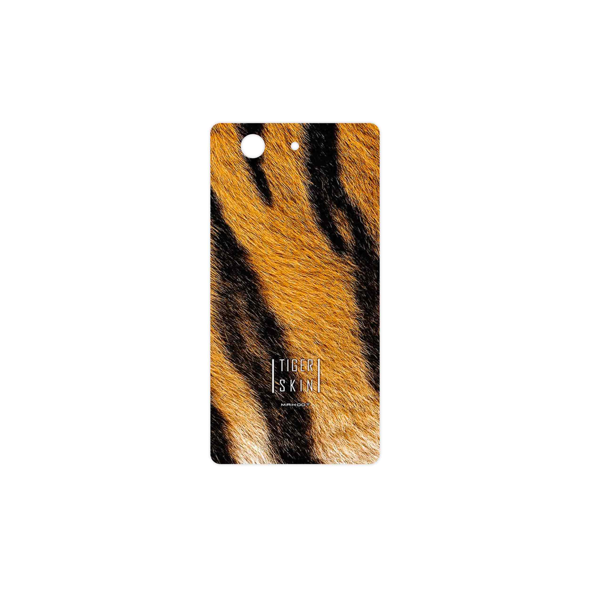 برچسب پوششی ماهوت مدل Tiger Skin مناسب برای گوشی موبایل سونی Xperia Z3 Compact