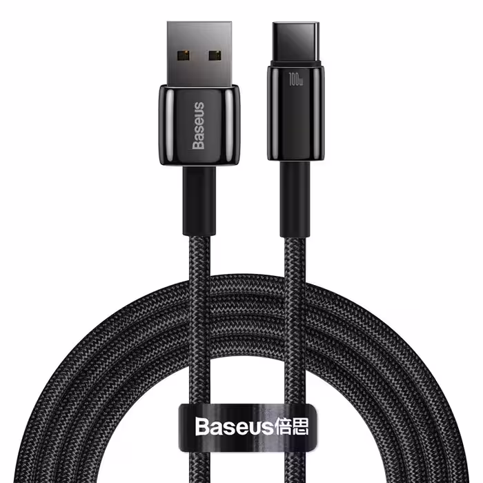 کابل USB به USB-C باسئوس مدل Tangstan New Pack طول 2 متر