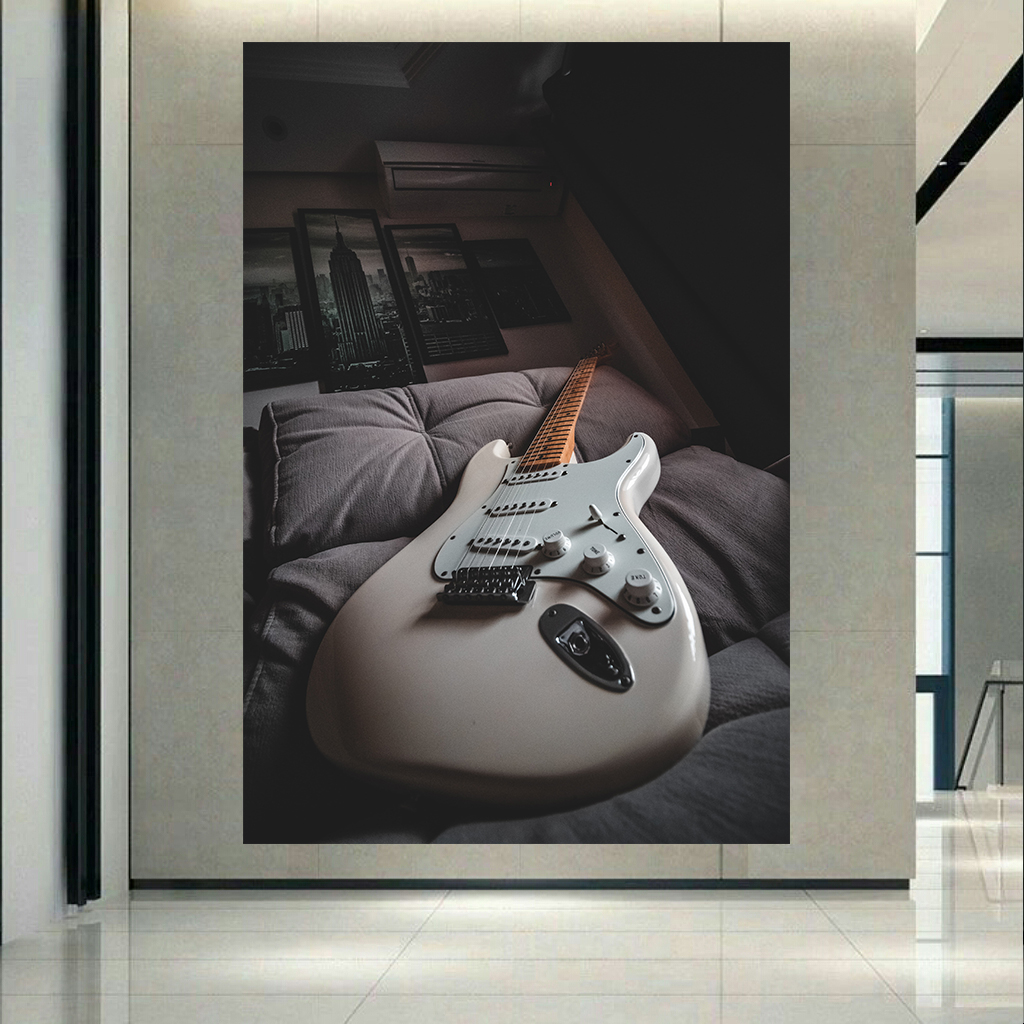 تابلو شاسی طرح گیتار الکتریک کد AR1153