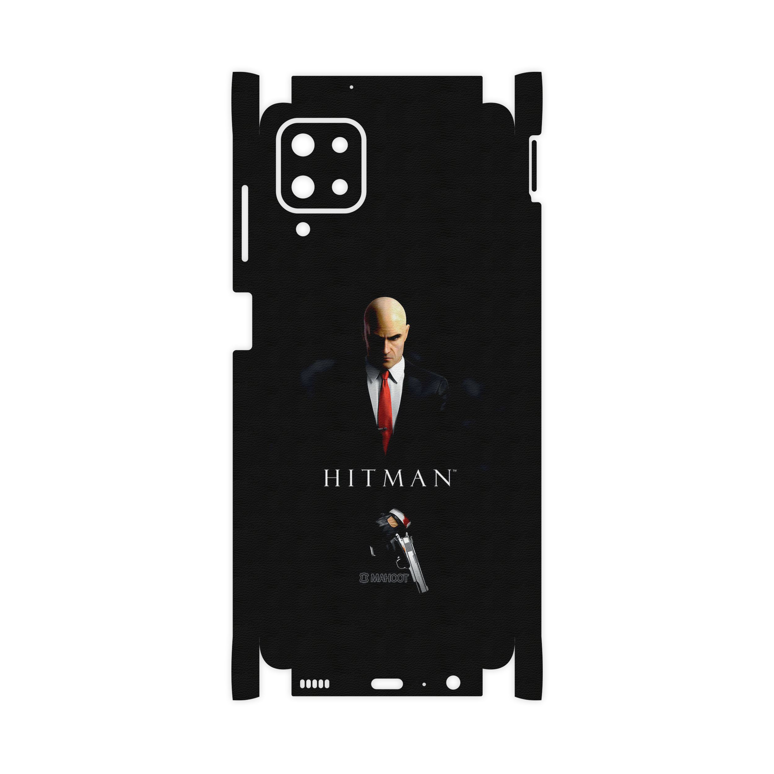 برچسب پوششی ماهوت مدل HITMAN-Game-FullSkin مناسب برای گوشی موبایل سامسونگ Galaxy A12