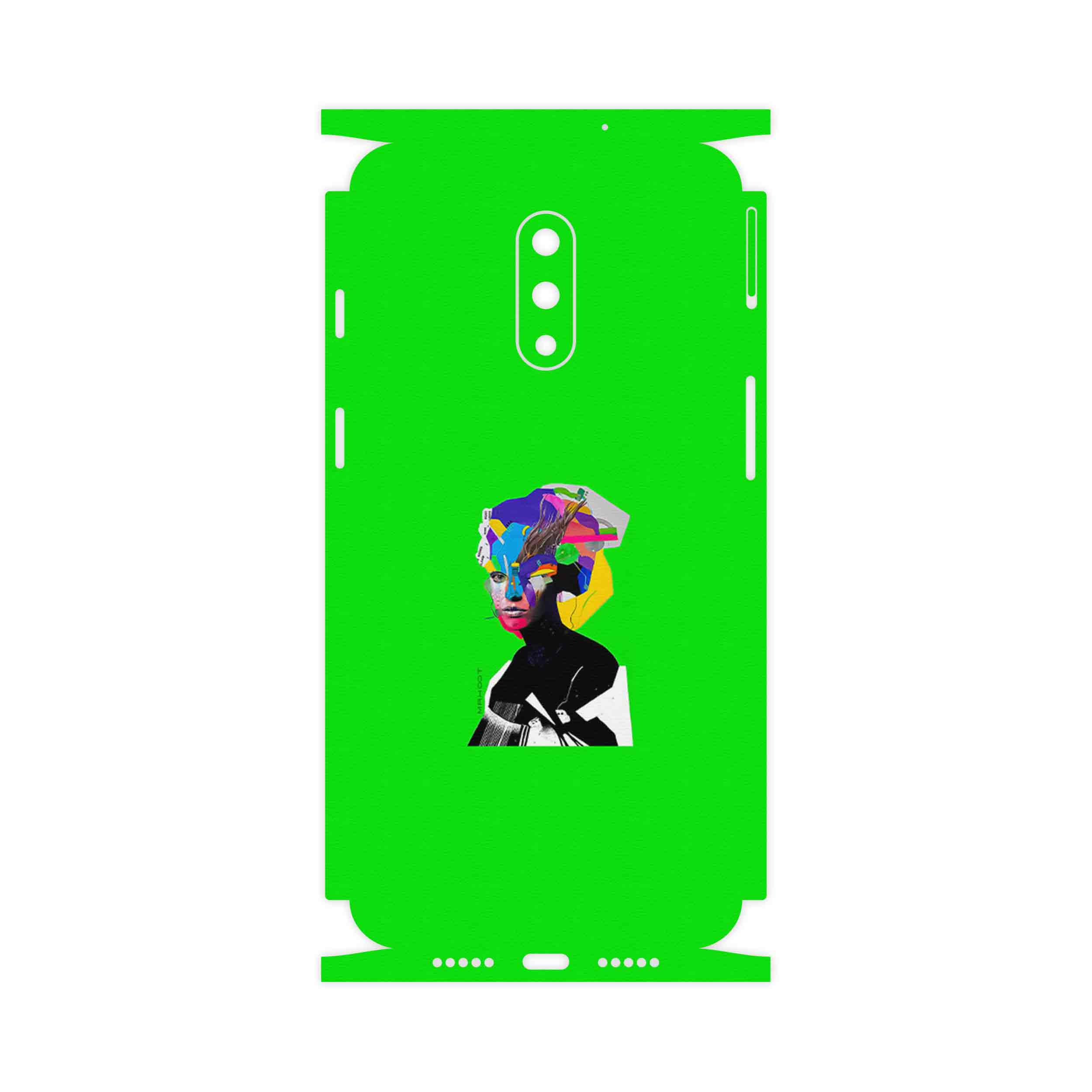 برچسب پوششی ماهوت مدل Collage of Women Portrait 3-FullSkin مناسب برای گوشی موبایل وان پلاس 7